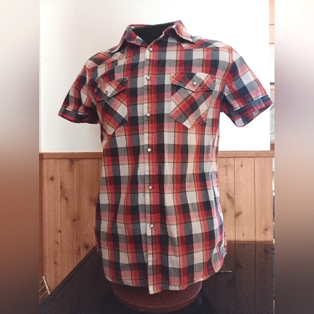 Men's Kenneth Cole Reaction Button Up Short Sleeve Shirt